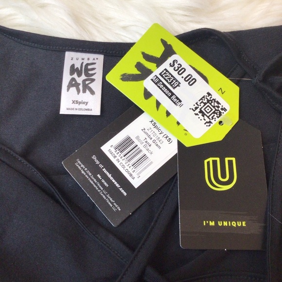 Zumba Wear 2Pc Glam Tank & Capri Leggings Set - Picture 12 of 13